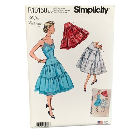 Simplicity Other - Simplicity Vintage 1950s Dress Pattern R10150 Size 4-12 Flirty & Fabulous
